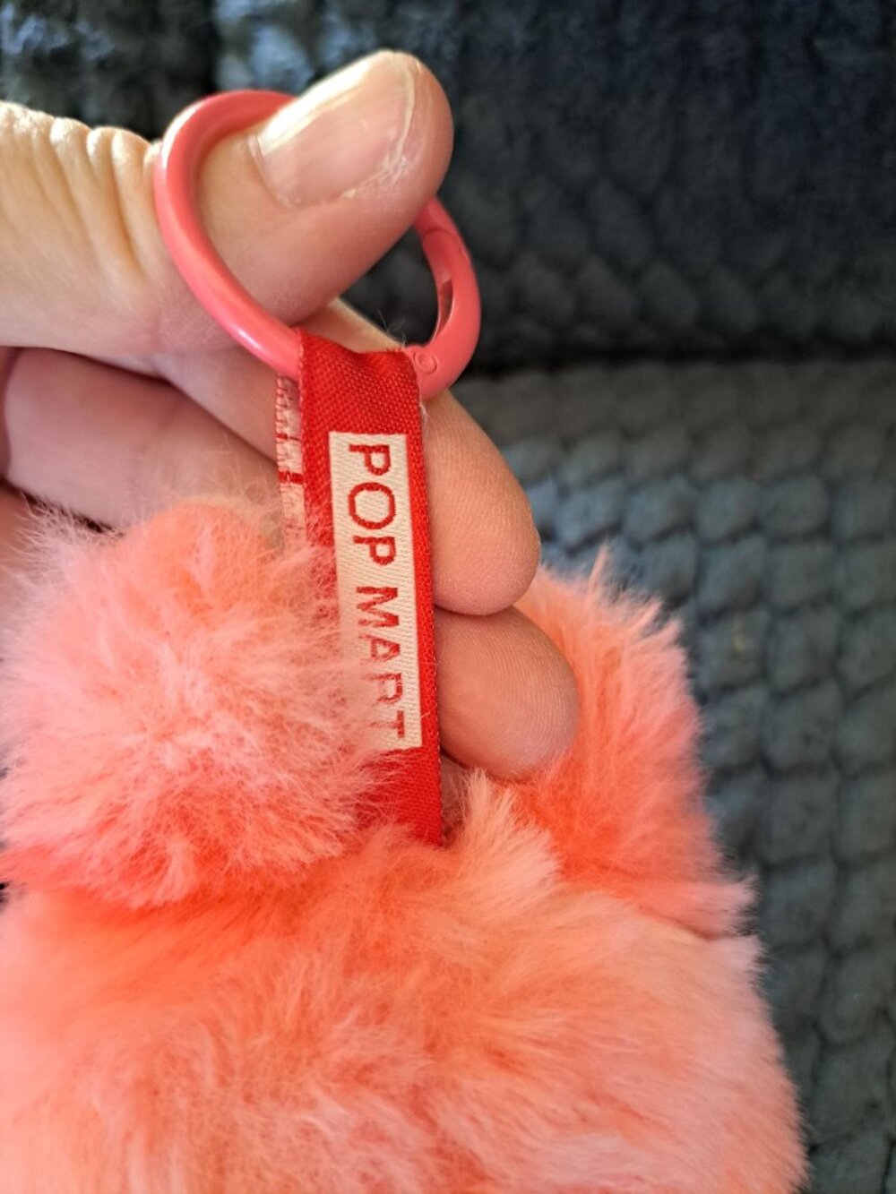 Pop Mart Labubu V3 Big Into Energy Love Keychain Doll Pink Authentic Collect Toy - Picture 4 of 8